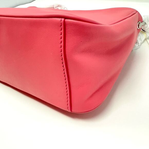 Marc Jacobs 🎀 Tempo Baguette Shoulder Bag PINK LEMONADE bubblegum silver links - Picture 13 of 16